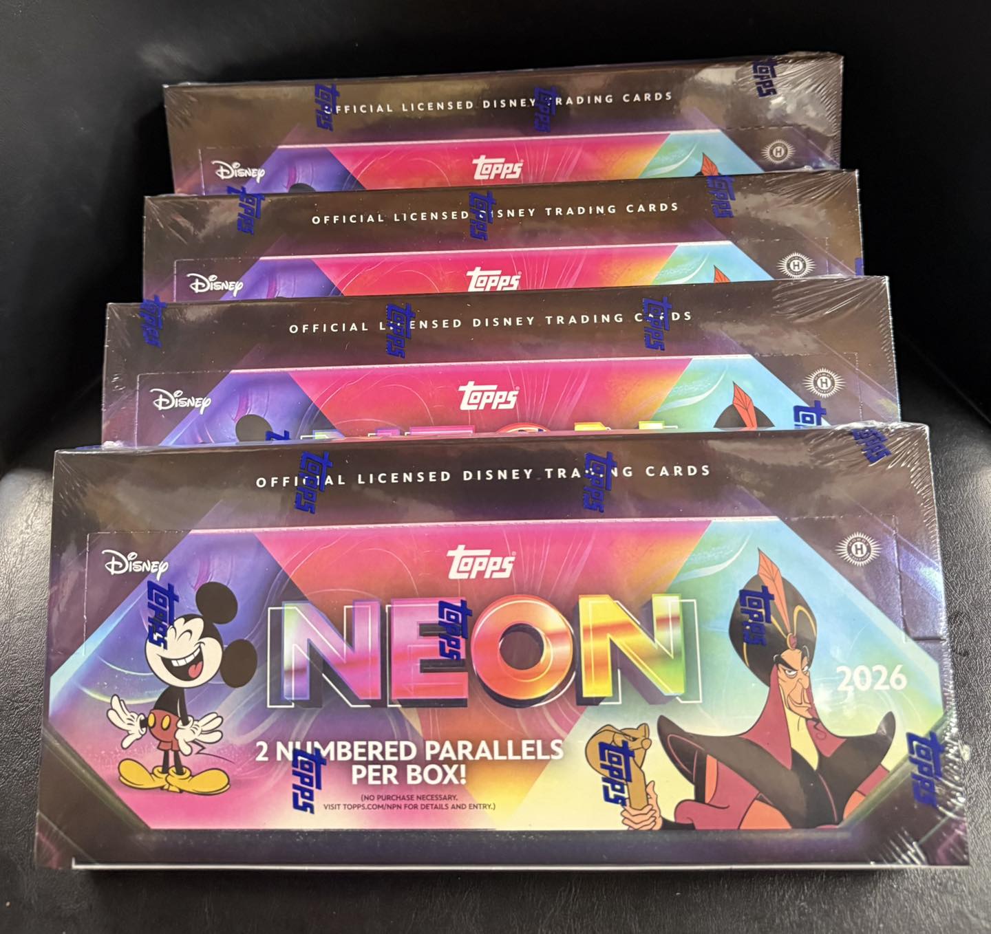 New In Stock ! 2026 Topps Disney NEON Hobby box $179.99 ea