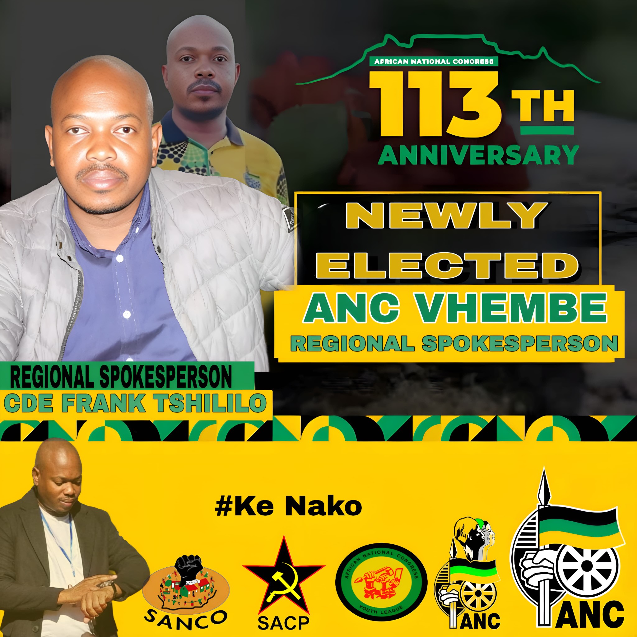 Congratulations ANC Vhembe... - Tovhowani Solomon Mbengwa | Facebook