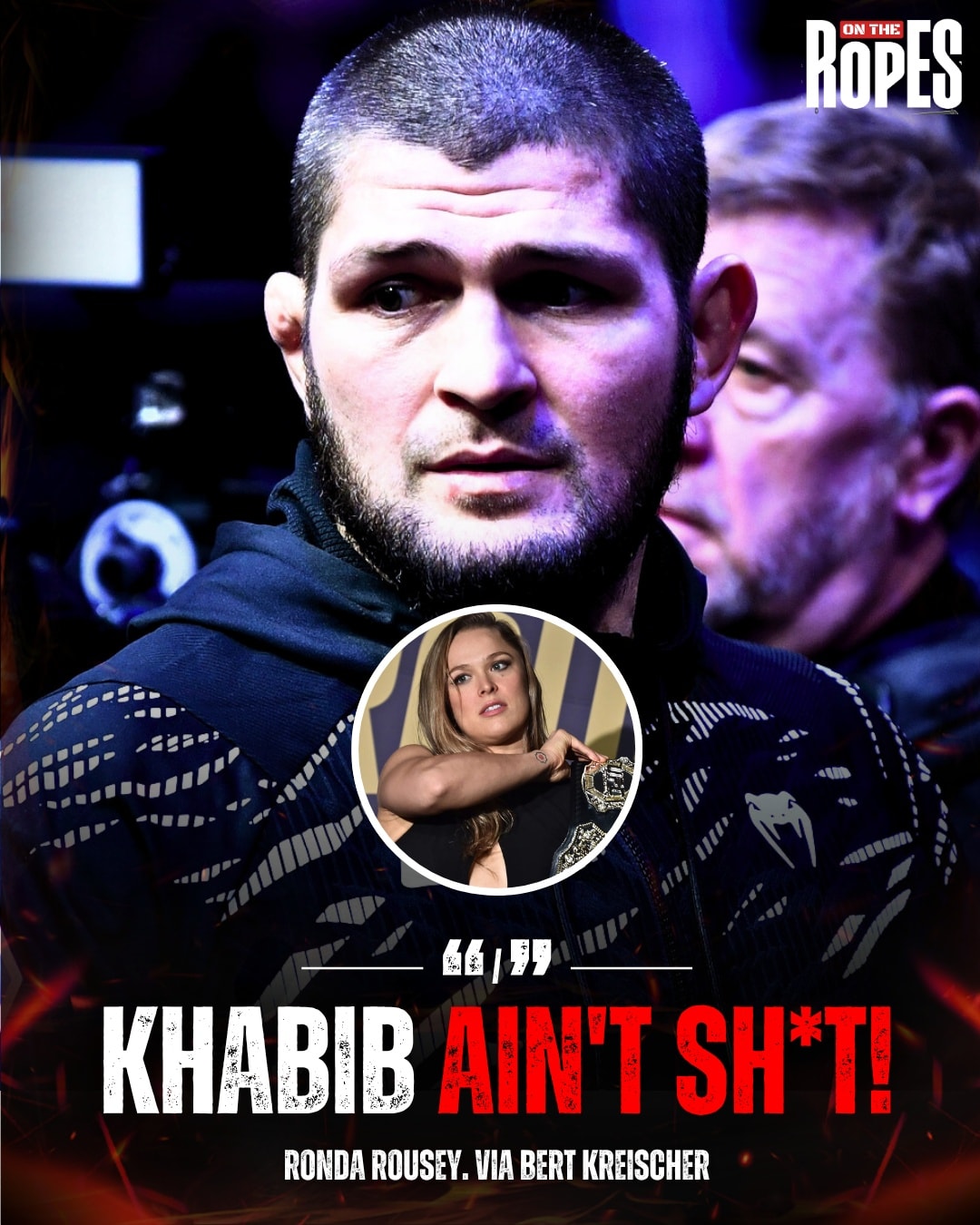 On - 🚨Ronda Rousey fires shots at MMA fans - says they only worship ...