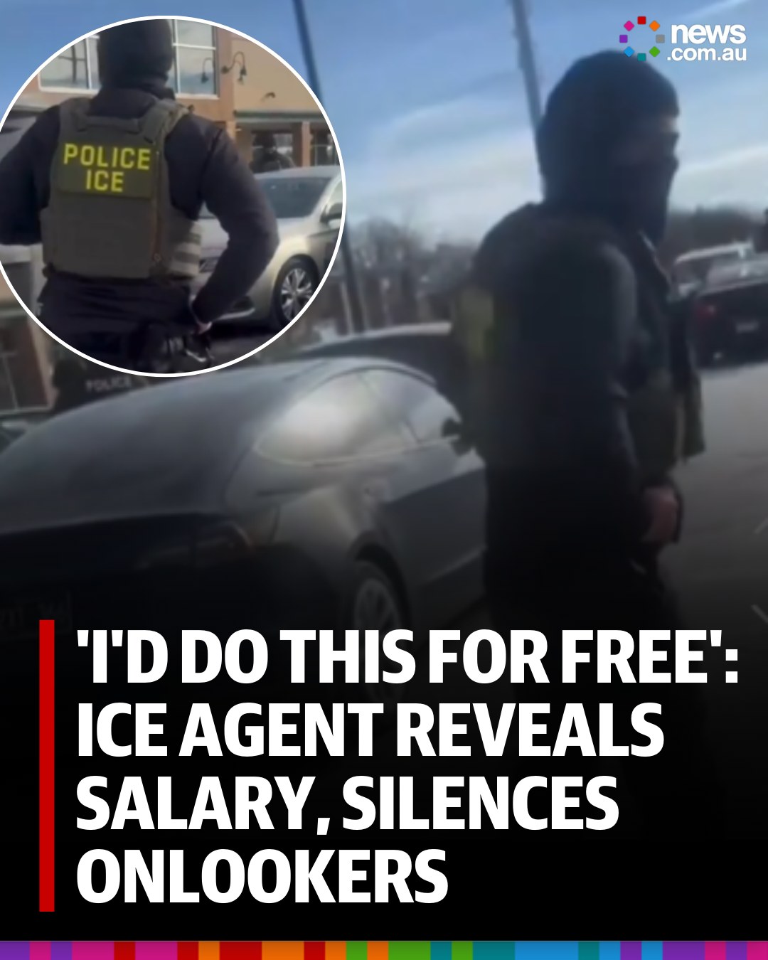 News.com.au - An ICE agent has been filmed boasting about his salary ...