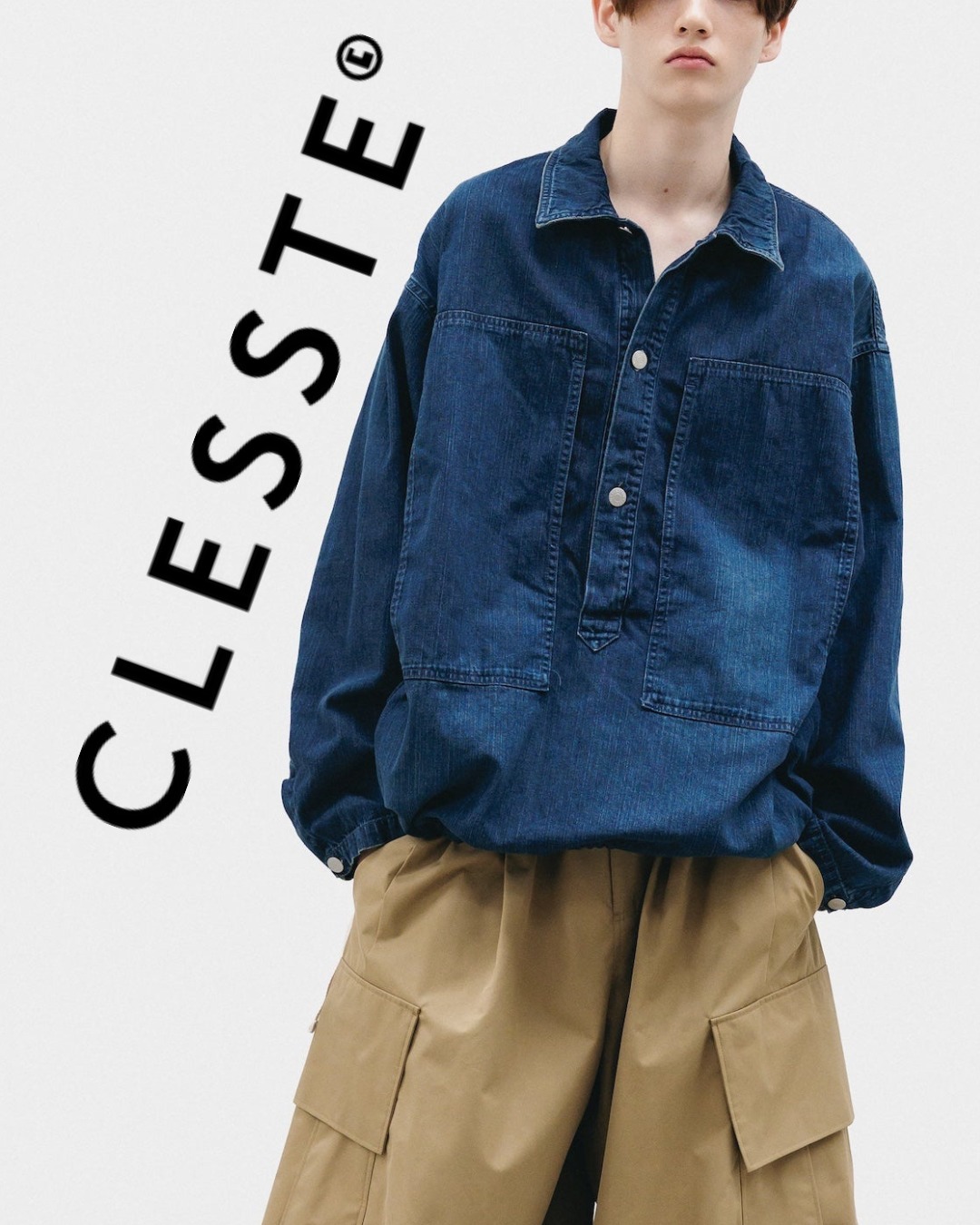 CLESSTE US ARMY M-35 PULLOVERJACKET サンプル VINTAGE DYED SELVEDGE