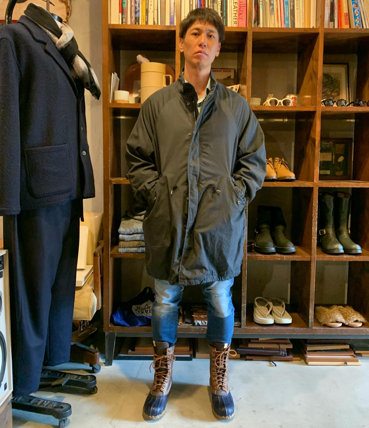 NALU - “visvim” SIX-FIVE FISHTAIL PARKA W col.BLACK, OLIVE 