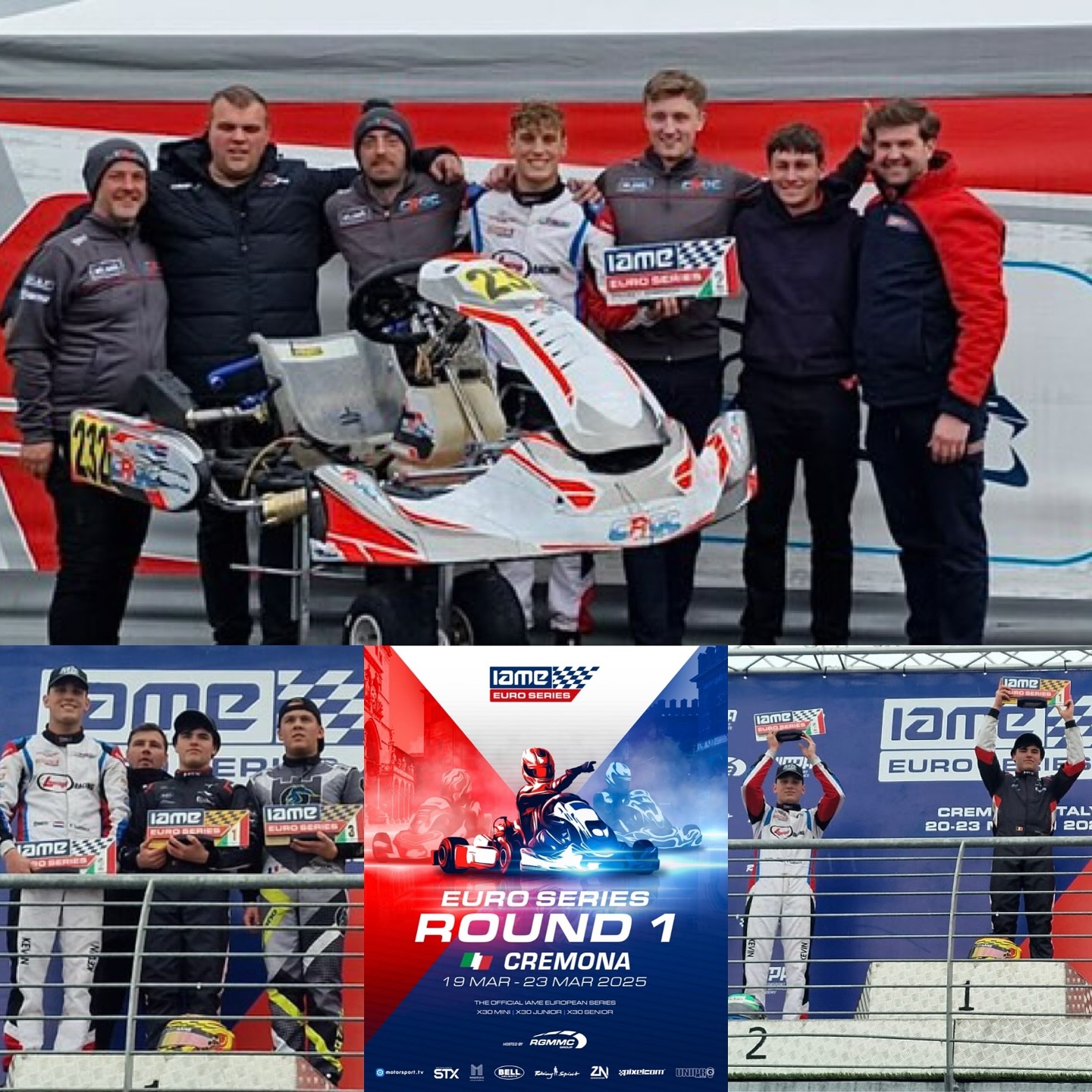 CROC - IAME Euro Series Round 1, Cremona 🇮🇹 | 🥈 Kevin Lantinga 🇳🇱 in ...