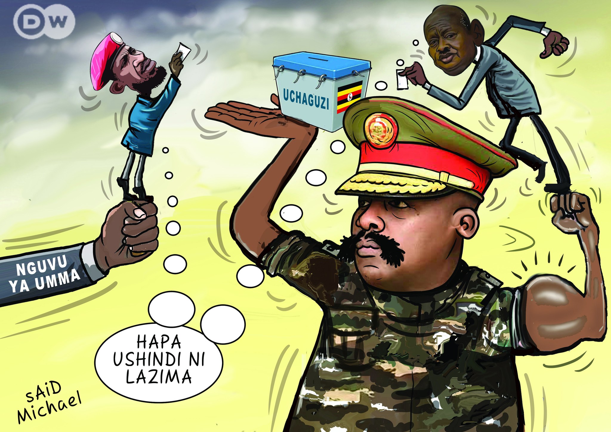 DW - Tafakari ya uchaguzi mkuu unaofanyika leo nchini Uganda. Mchoro wa ...
