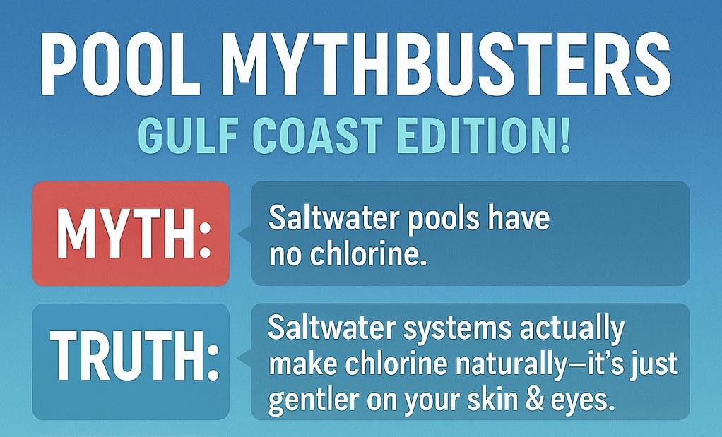💦🌞 POOL MYTHBUSTERS: Gulf Coast... - Waterclear Pools | Facebook