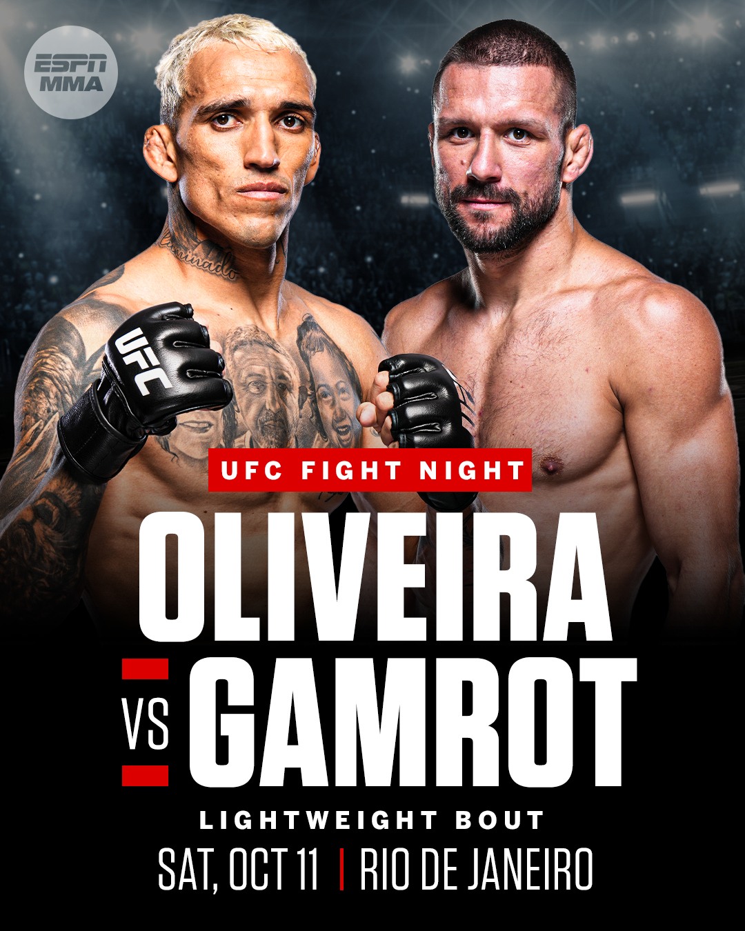 MMA - CHÍNH THỨC: Charles Oliveira vs. Mateusz Gamrot tại UFC Rio Nhiều ...