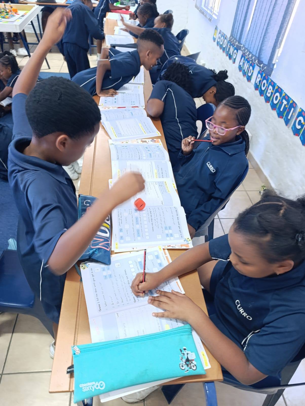 🤖🎲 Coding and Robotics Fun in Grade 2!... - Curro Thatchfield | Facebook