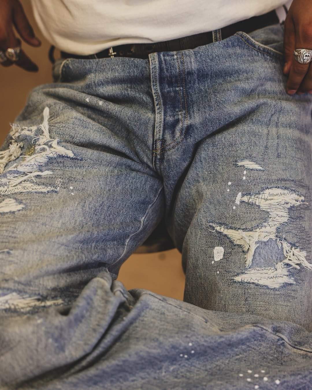 BEAMS JAPAN x Levis 501 Loose Crash & Repair Denim Will be