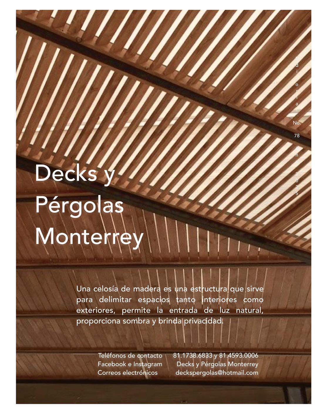 Decks y Pérgolas Monterrey - Accesos Principales con Madera de Cumarú ...