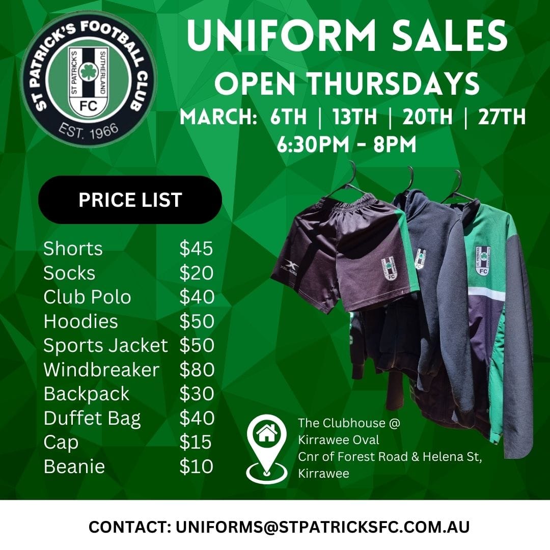 St - Upcoming Uniform Shop Open Days 📣 Our Uniform Shop will be open ...