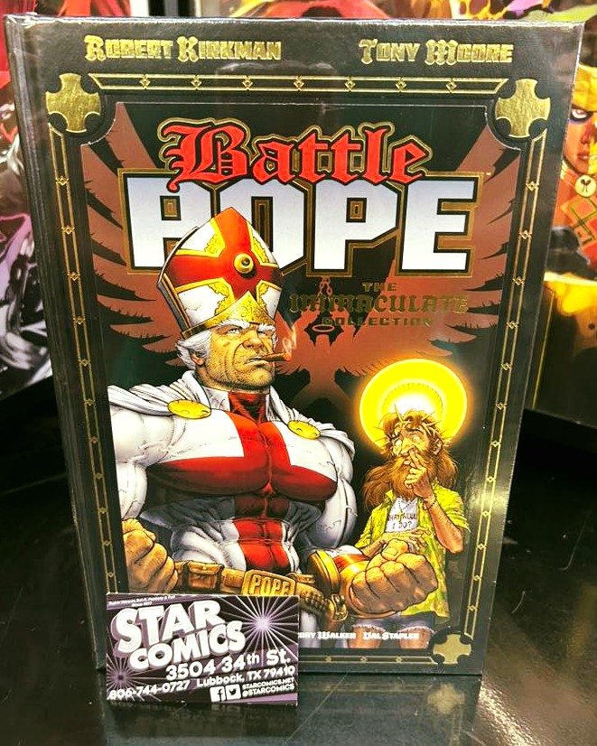 available to order** BATTLE POPE 25TH ANNIVERSARY DLX HC (MR) (W