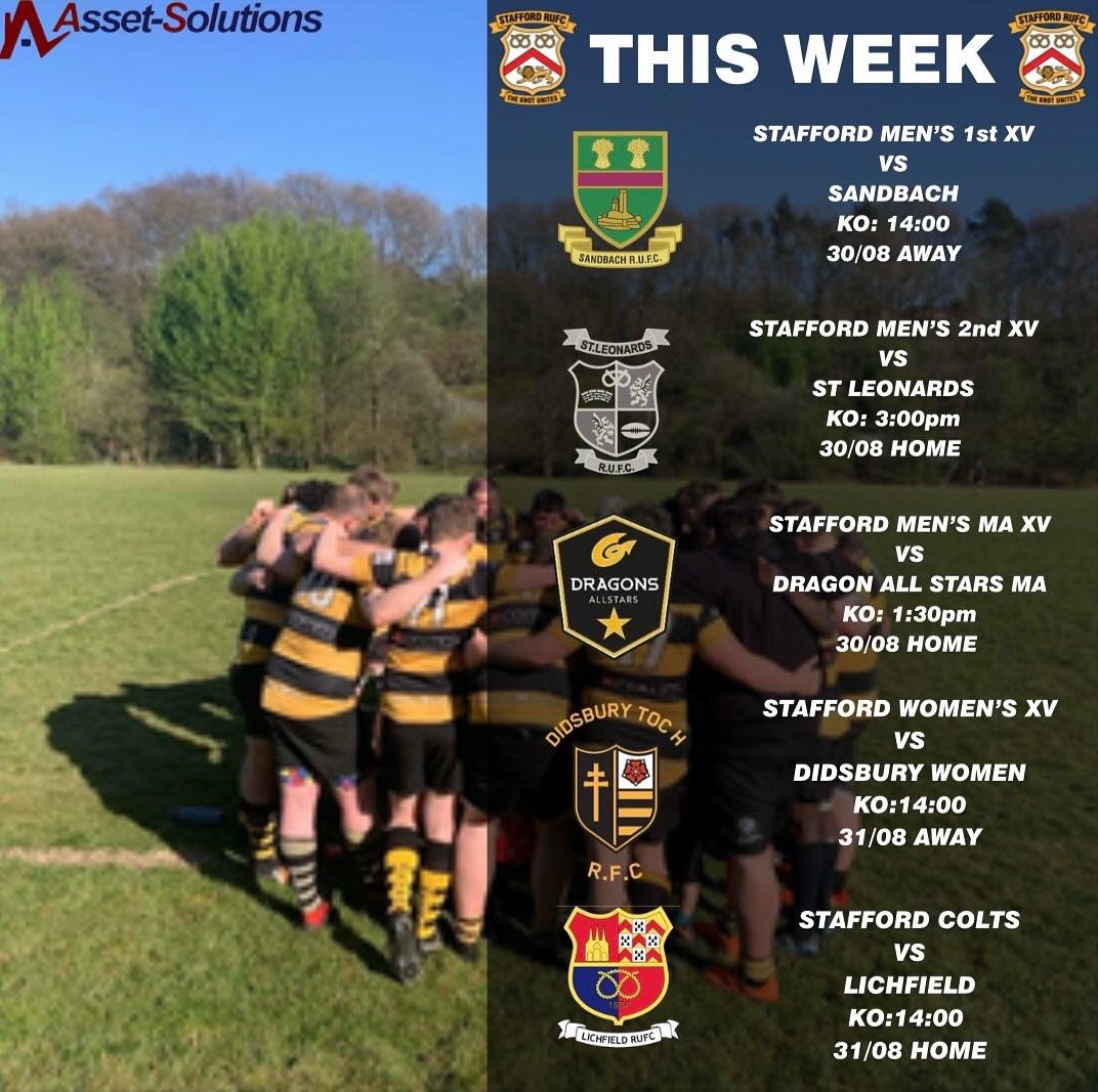 Stafford Rugby Club added a new... - Stafford Rugby Club