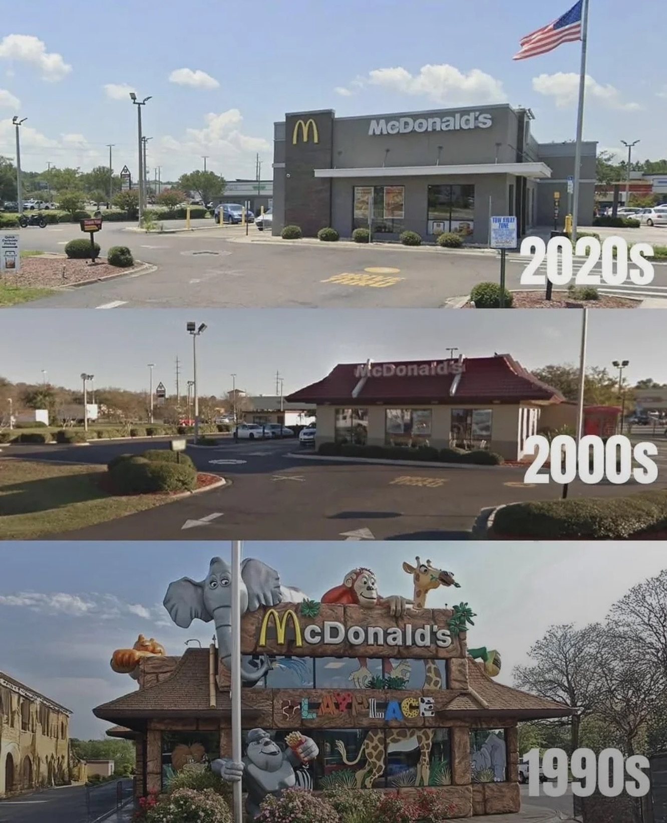 This McDonald's in Hicksville, New York hasn't been updated since