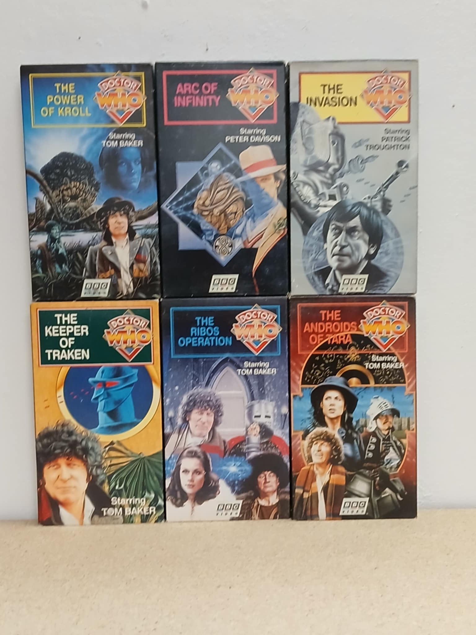 Classic Doctor Who VHS collection found