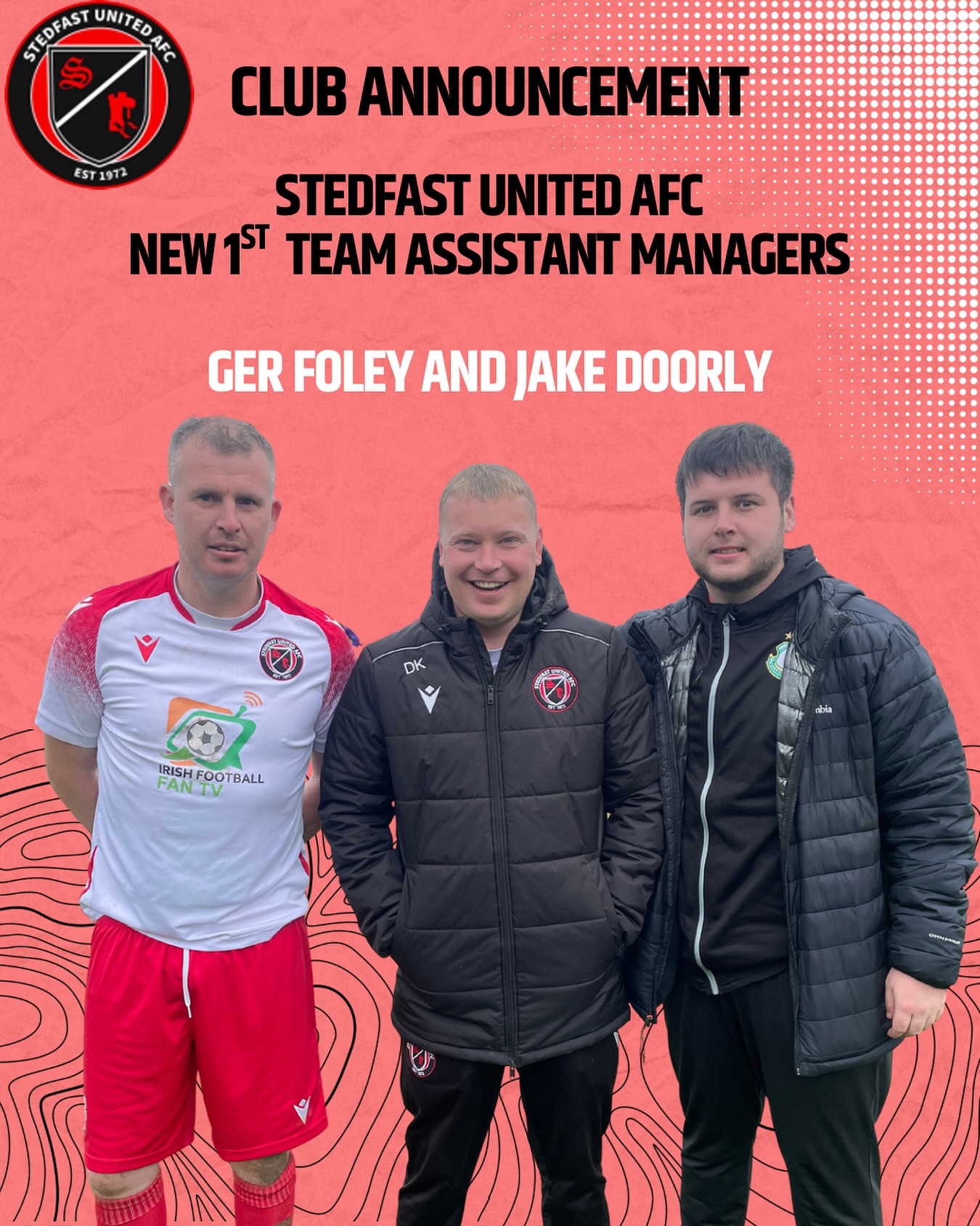 We are delighted to announce Ger... - Stedfast United AFC | Facebook