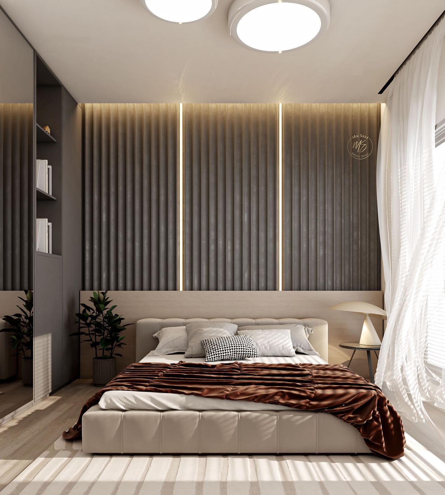 Wondering how to create a warm bedroom... - Mai Saad Designs