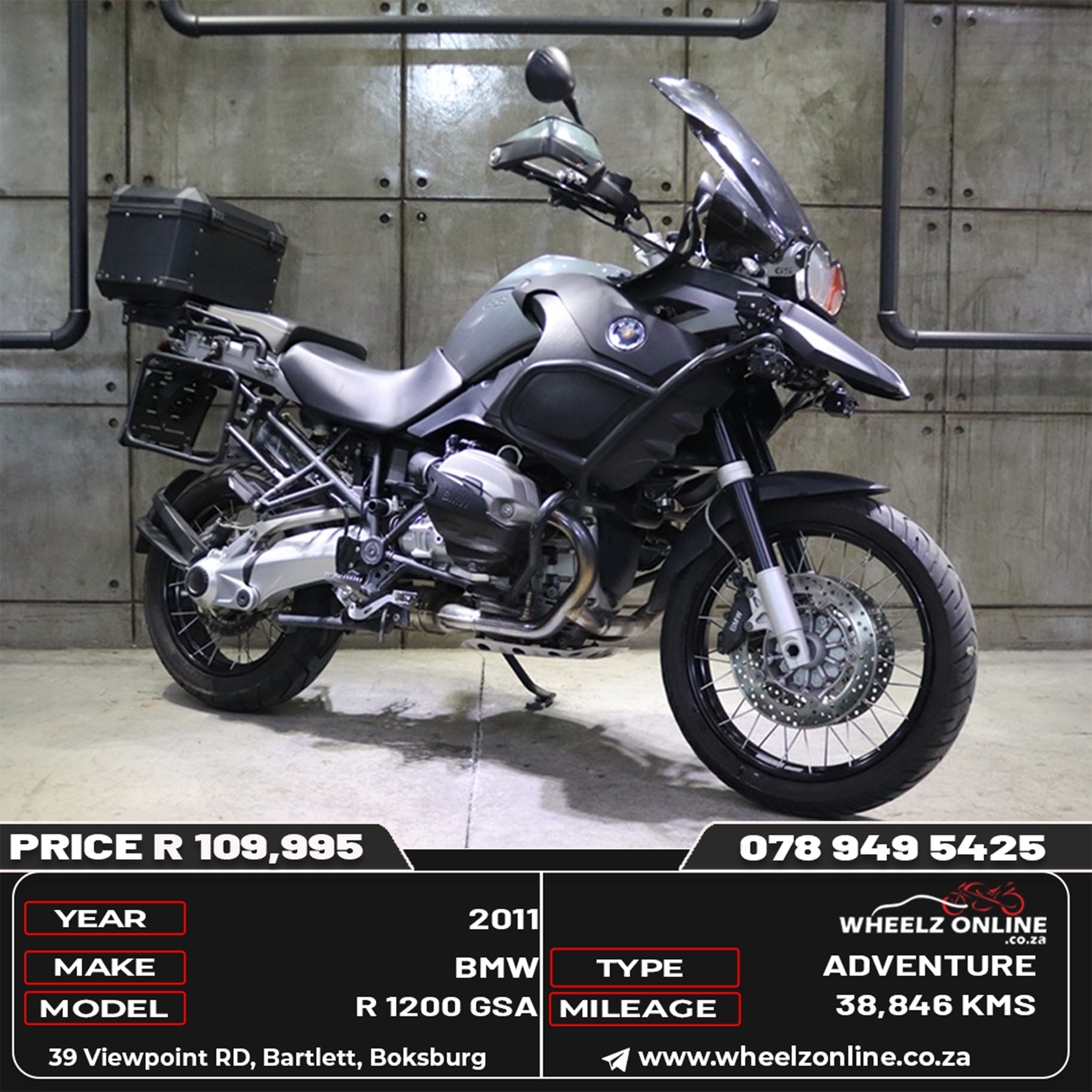 2013 Triumph Daytona 675 with 26600km. Priced at R109 999 with
