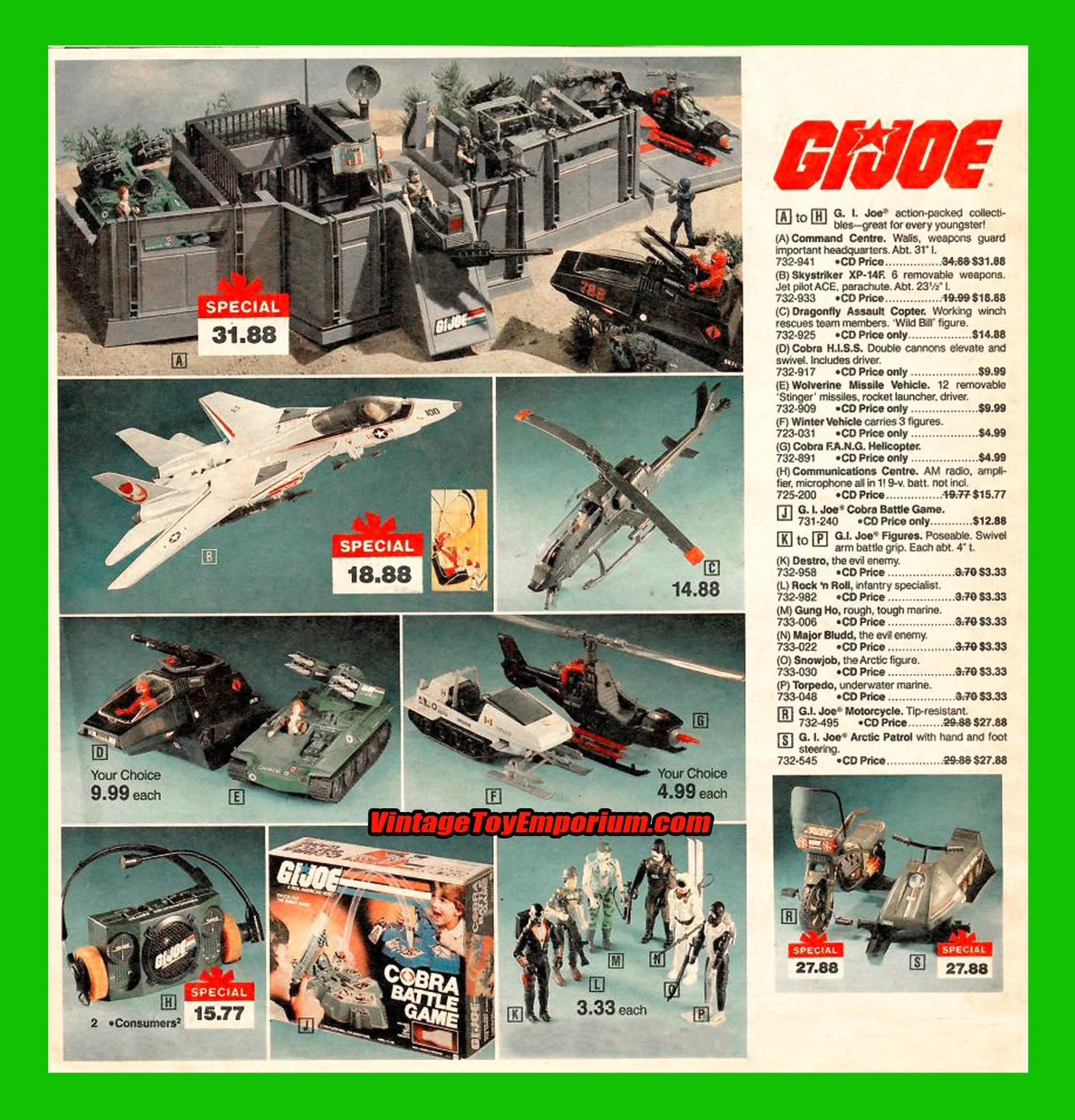 1973 G.I. Joe Training Center Box Art - Hasbro