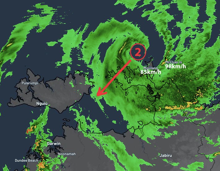 Higgins - 6pm North West NT, TC FINA Update: Tropical Cyclone FINA ...