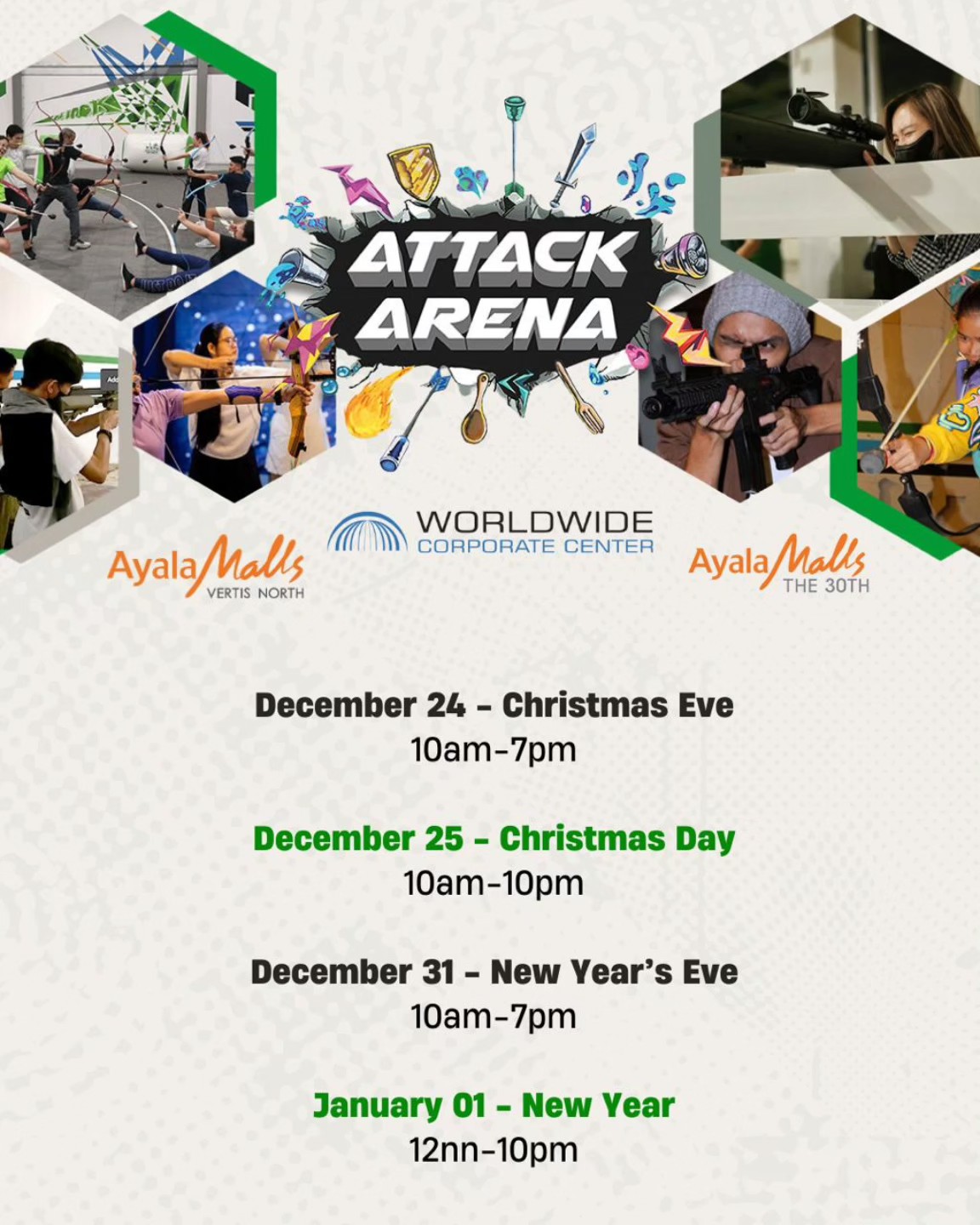 The Attack - Here's our schedule for the Arena this coming week! See ...