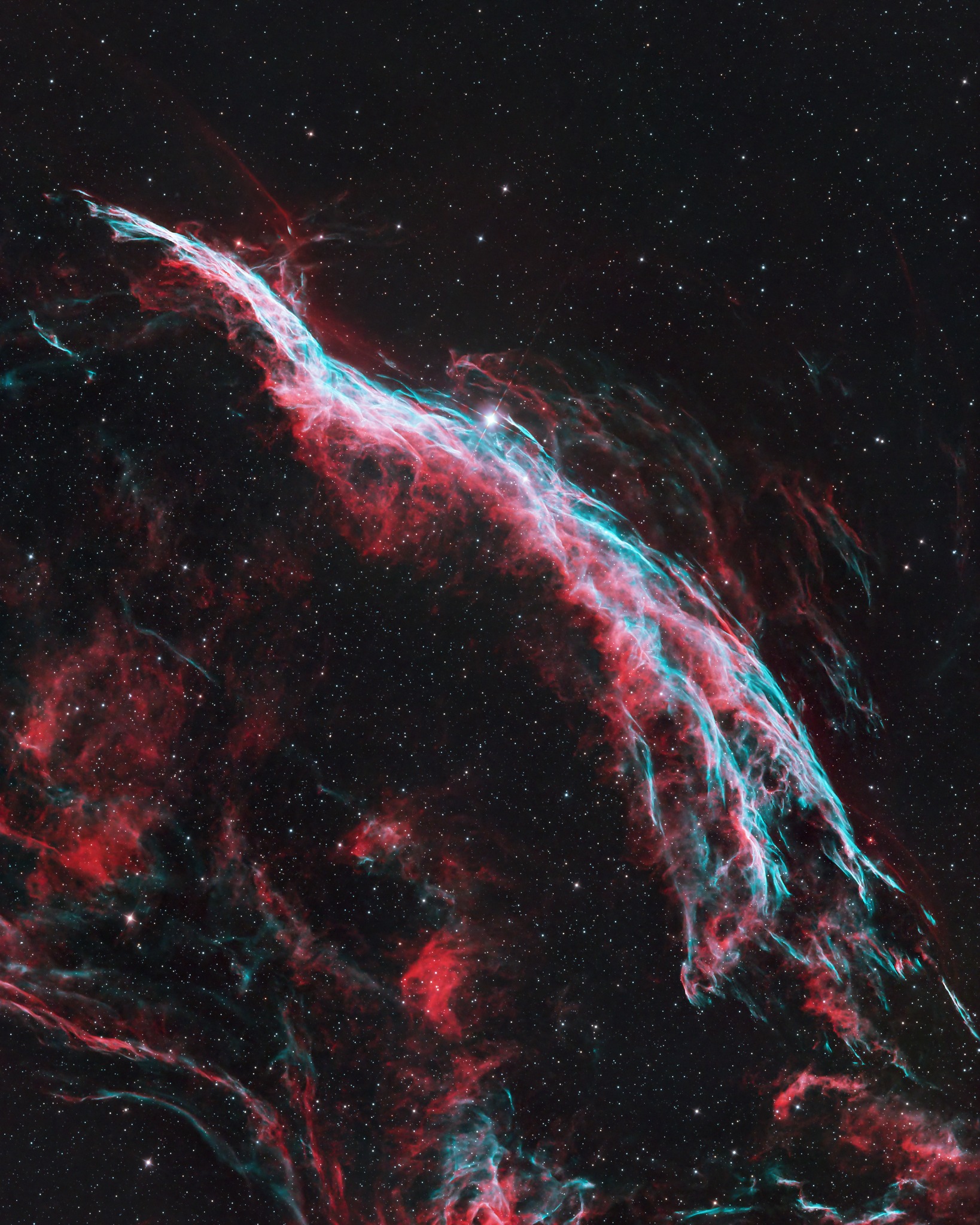 スカイ様 The Veil ✨ The Western Veil Nebula has always been one of my