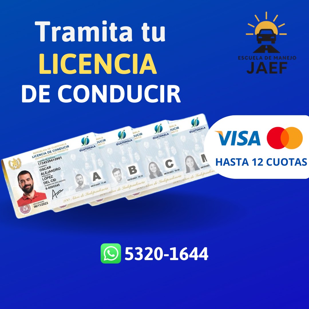 🚗... - Escuela de Manejo JAEF, Tramites de Licencias Jutiapa | Facebook