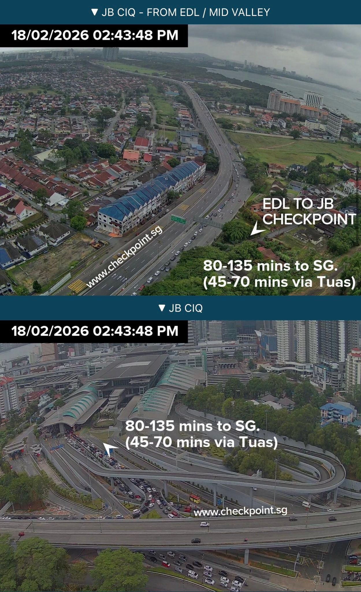 1:47PM -... - Singapore JB Checkpoints Live Traffic Updates | Facebook