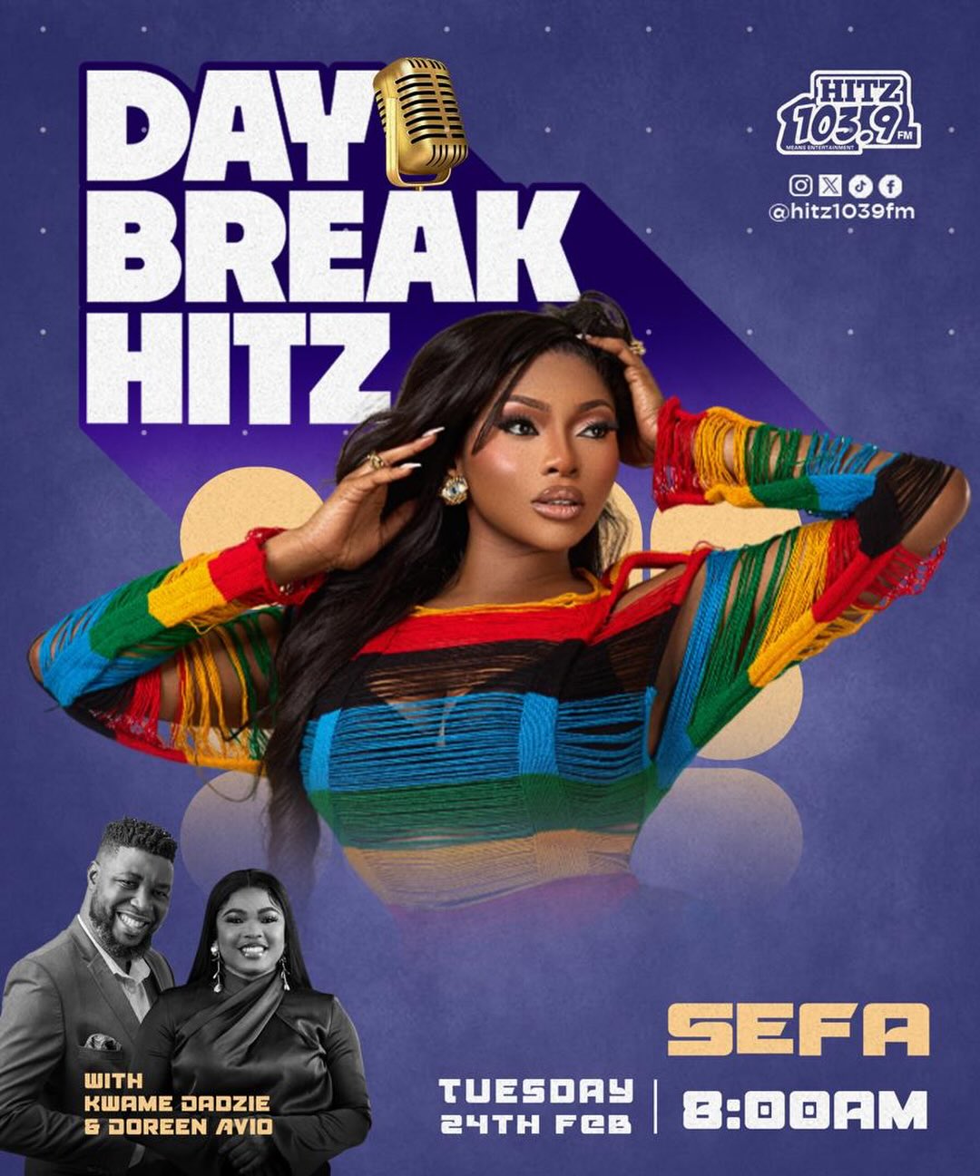 Hitz 103.9 FM - @s3fa_gh will join @doreen_avio and... | Facebook