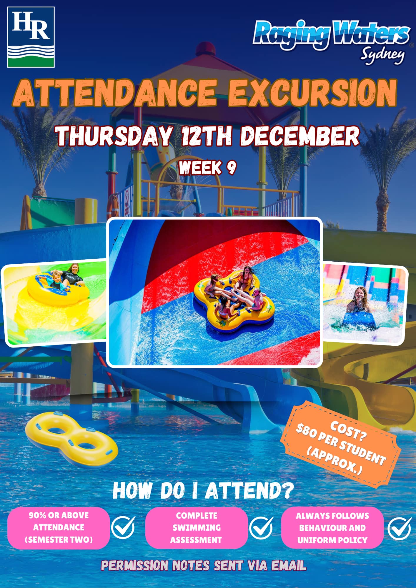 Hunter - RAGING WATERS ATTENDANCE REWARDS EXCURSION Thursday 12 ...
