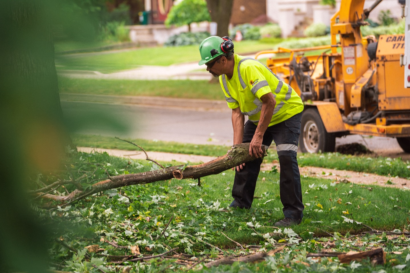 Scooping up branch after... - Pineridge Tree Service Ltd. | Facebook