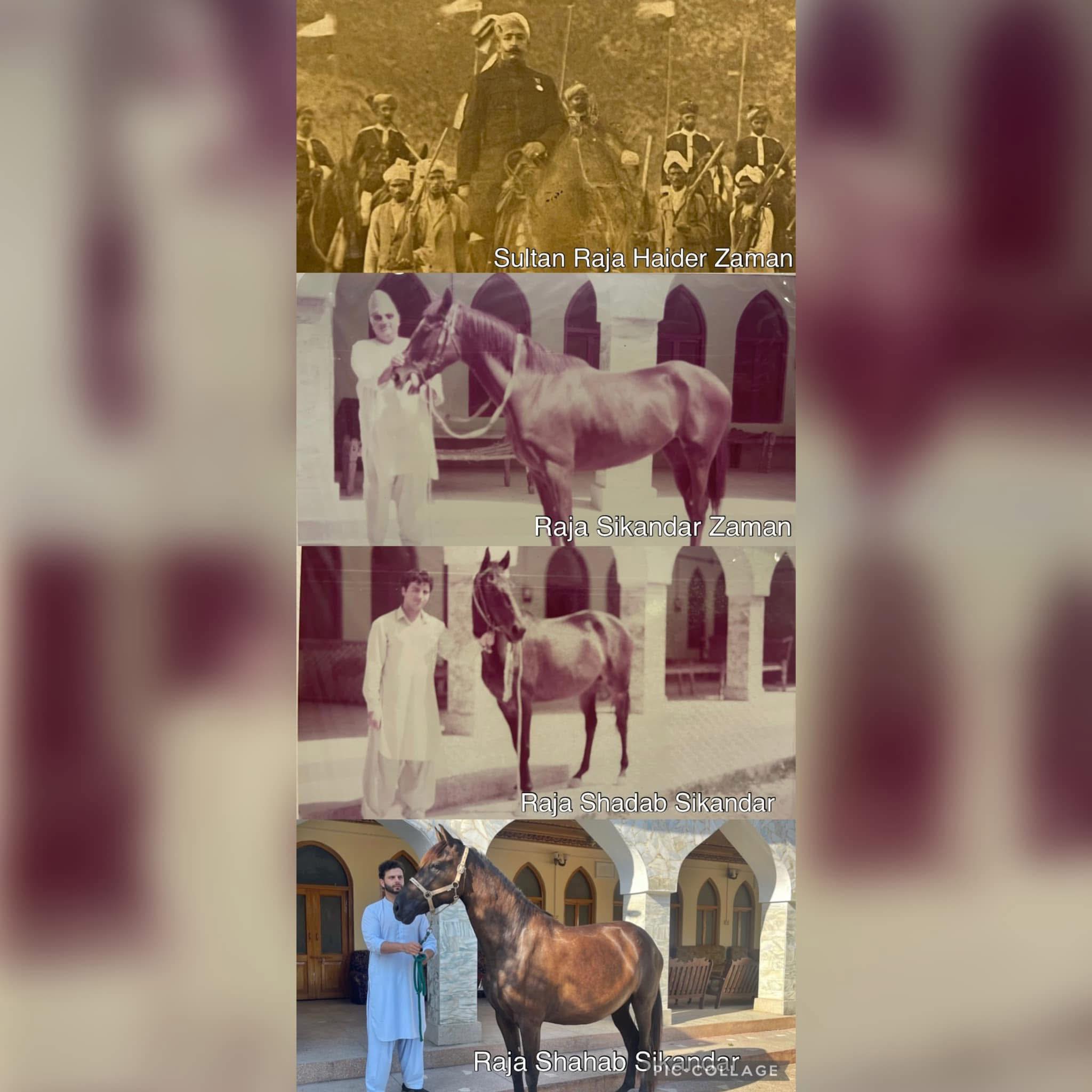RSS - 4 Generations Sultan Raja Haider Zaman (Great Grandfather) Raja ...