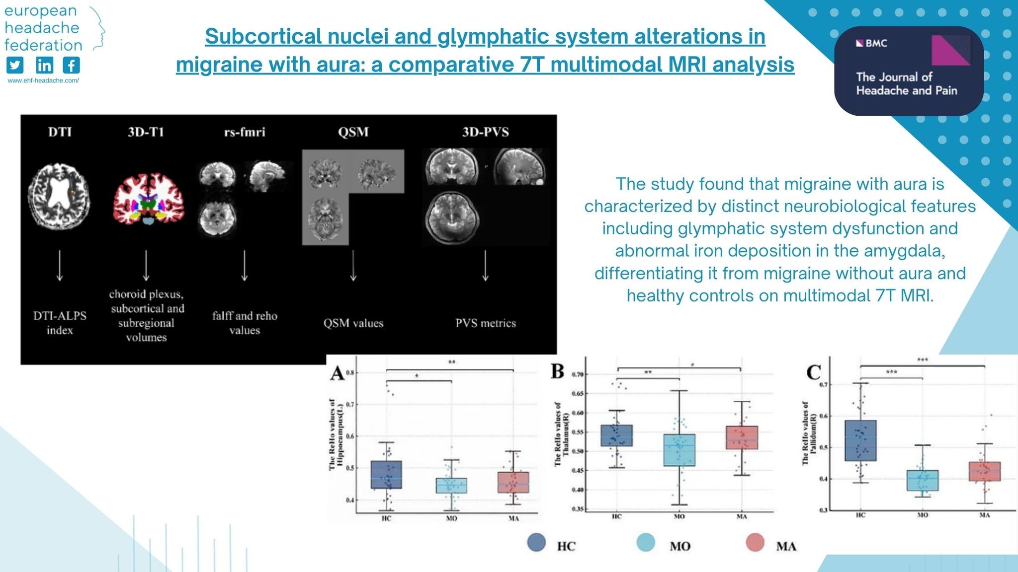 European - A comparative 7 T multimodal MRI study shows that migraine ...