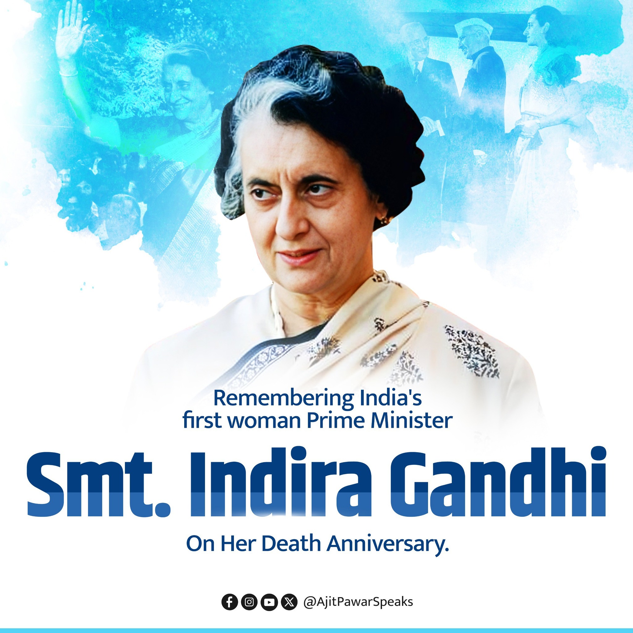 Ajit - Remembering India's first and only woman Prime Minister Smt ...