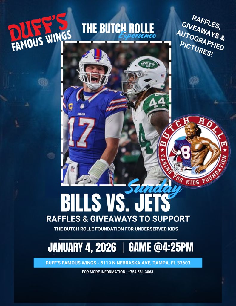 Butch Rolle - All my Tampa and Orlando Bills Mafia come on... | Facebook