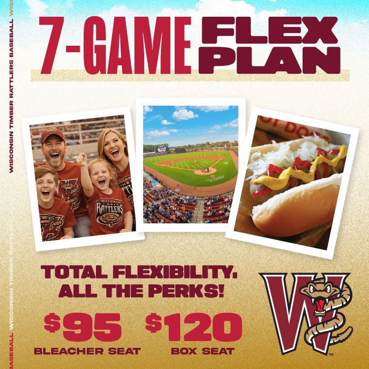 Wisconsin - Introducing the 2026 Timber Rattlers 7-Game Flex Plan ...