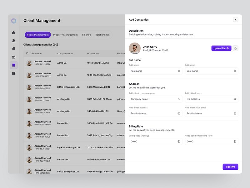 Muzli - Safetec — CRM Dashboard For Client Management by Wavespace ...
