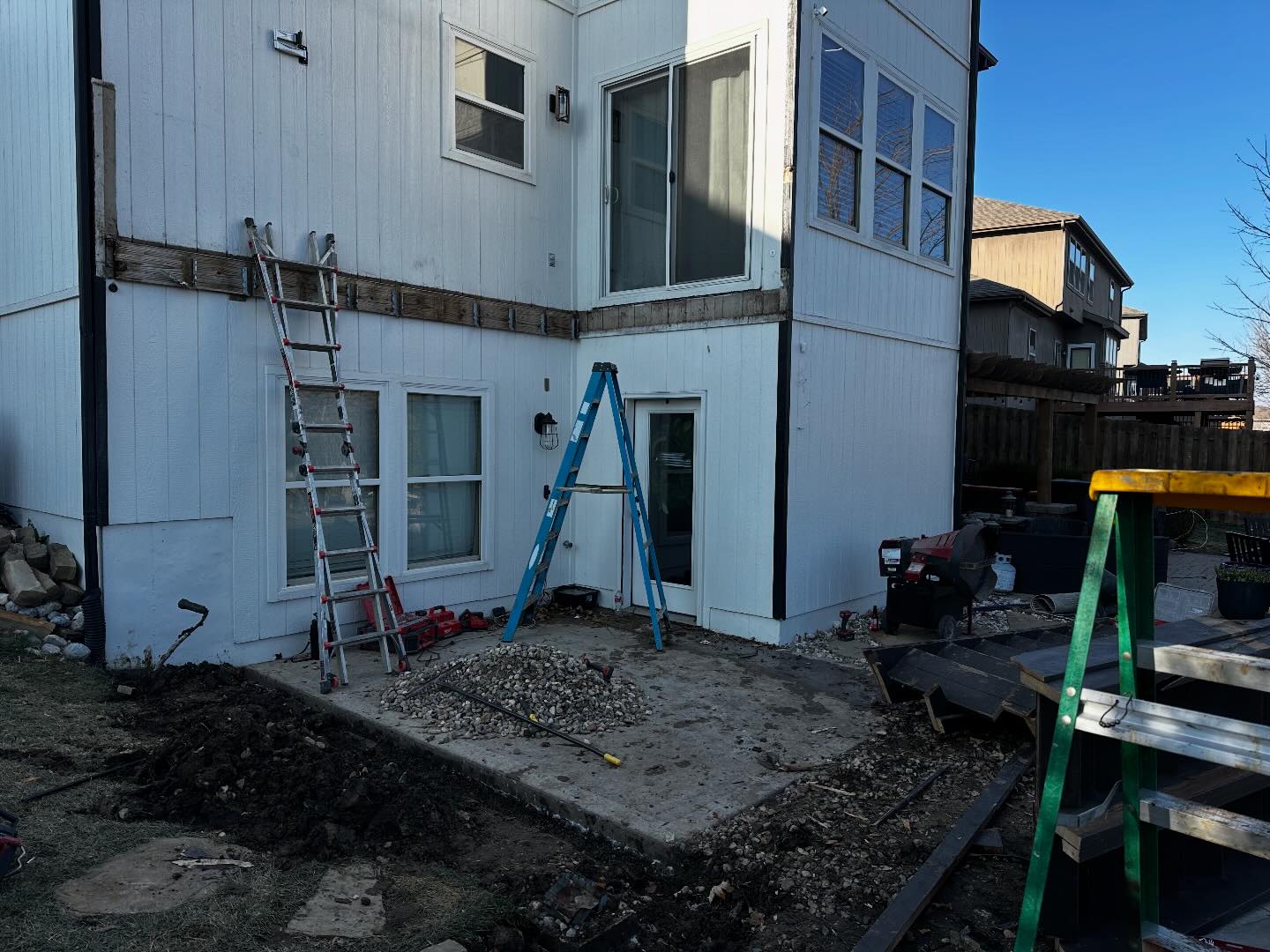 Outdoor Escapes - Here’s day one of our deck and patio... | Facebook