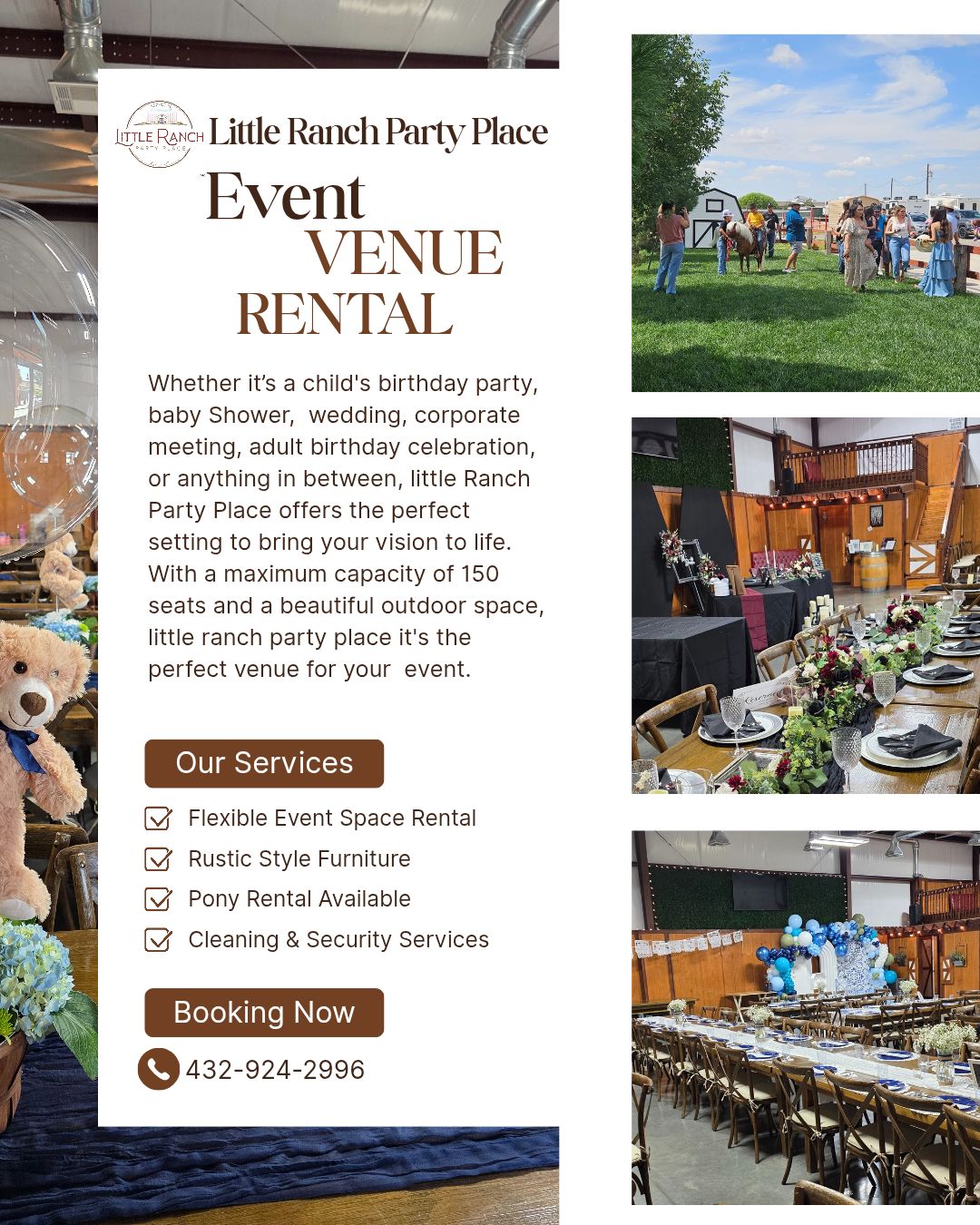 Are you looking for a venue to... - Little RANCH PARTY PLACE | Facebook