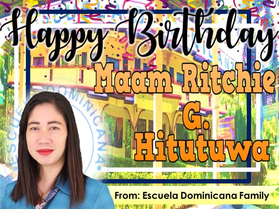 Happy Birthday to Teacher Ritchie G.... - Escuela Dominicana