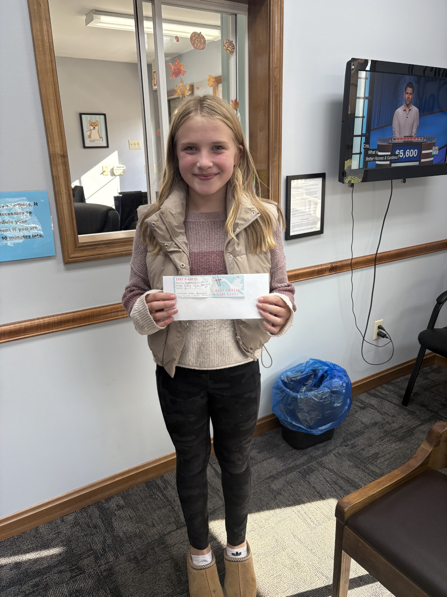 Peace - Congratulations to Lila Huwar on winning our in office raffle ...