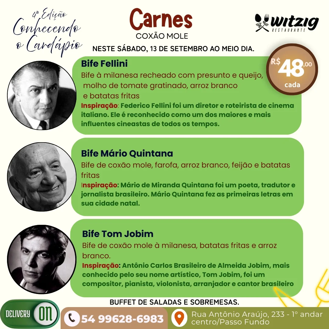 Witzig - 🍴 4ª Edição do Conhecendo o Cardápio Witzig 🍴 Chegou a vez de ...