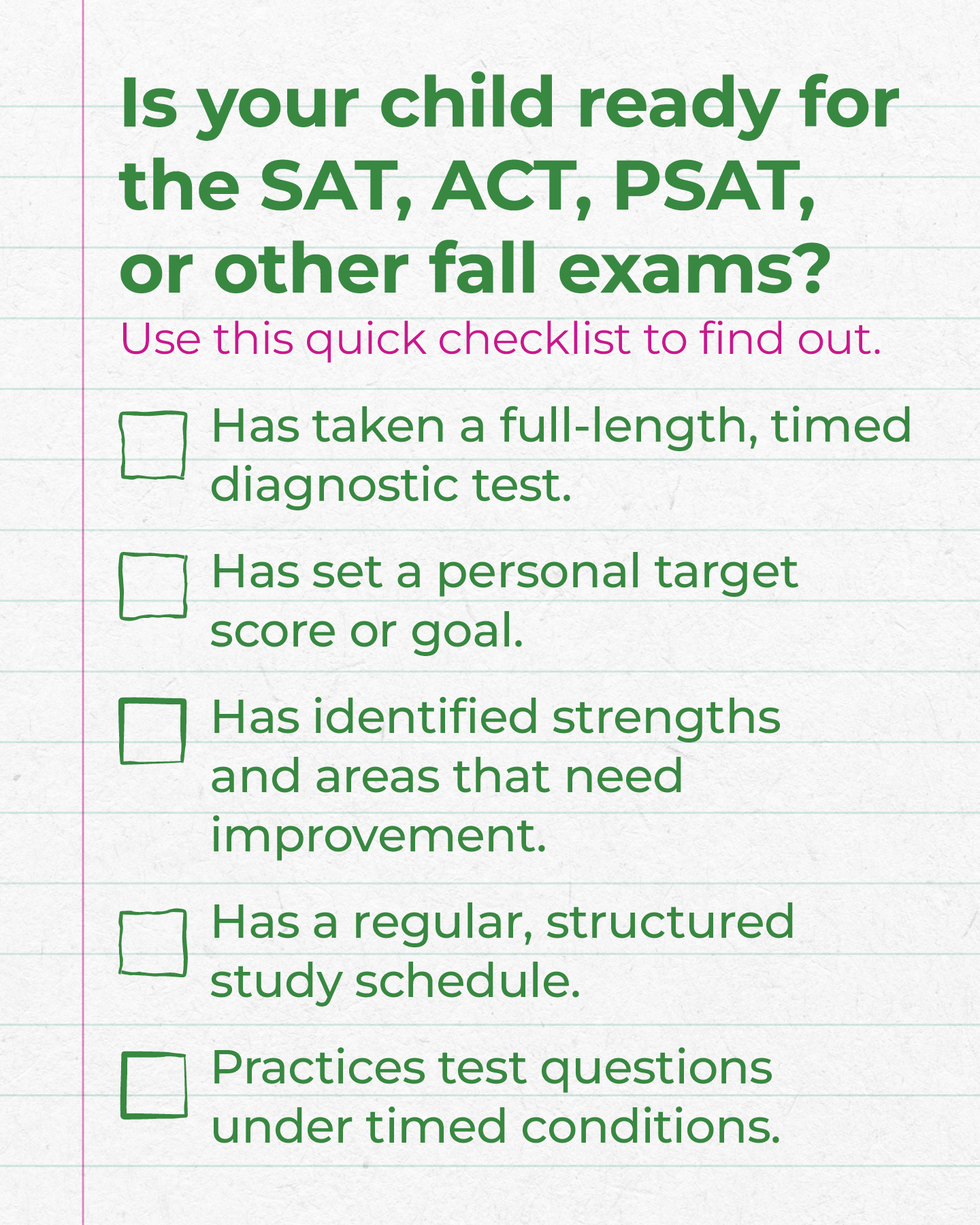 SAT, ACT, PSAT—the dates are... - Huntington Learning Center | Facebook