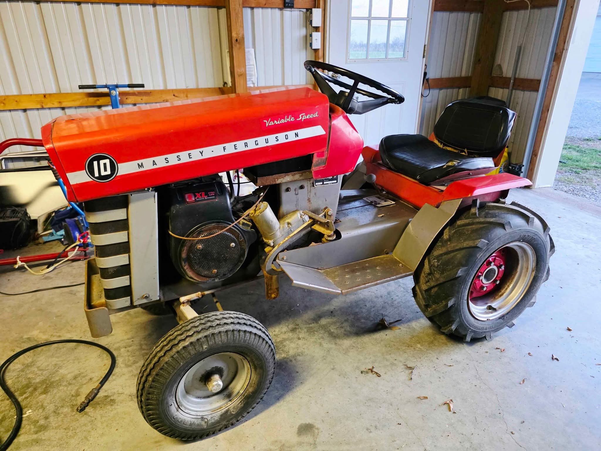 1968 Massey Ferguson 10 HP (MF10) Garden Tractor with Rare Factory ...