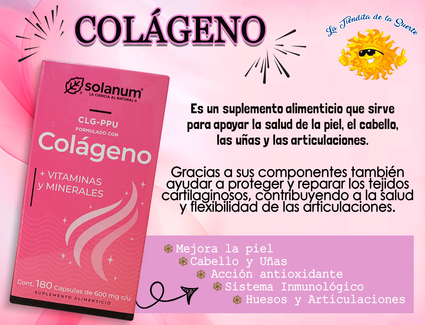 La - COLÁGENO👩 Su fórmula incluye colágeno hidrolizado, vitaminas como ...
