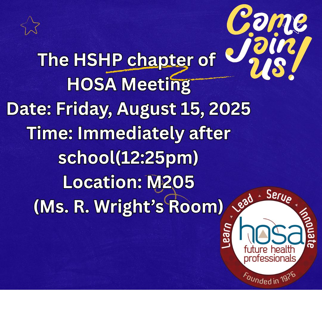The HSHP... - Orangeburg High School for Health Professions | Facebook