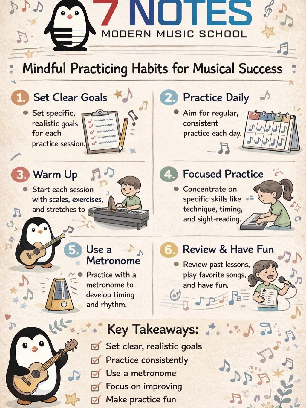 7 Notes - Authorized Yamaha Music School | Frisco TX