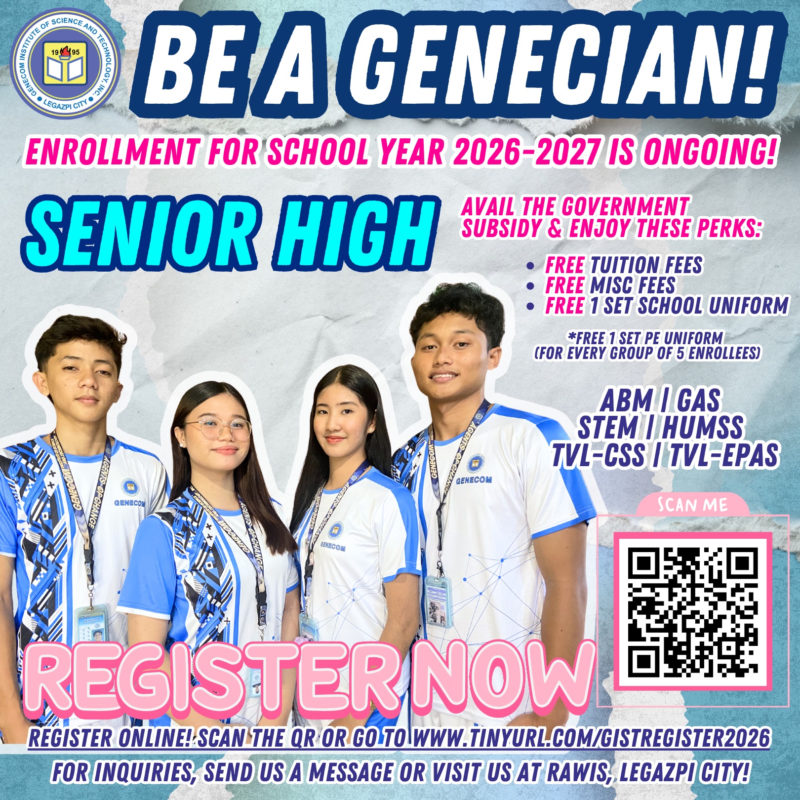 GENECOM - 🎓 GENECOM Senior High School Early Registration 2026–2027 🎓 ...