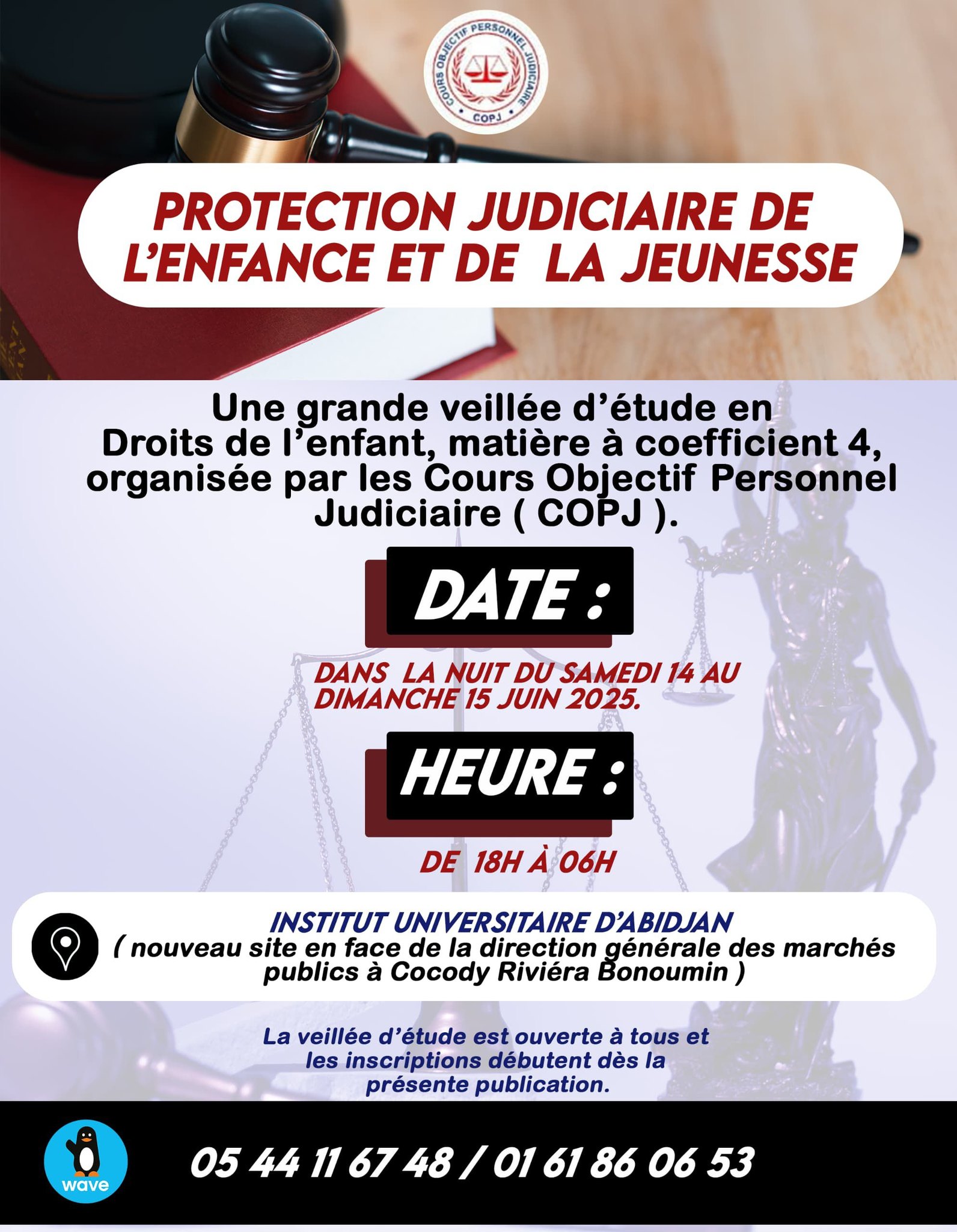 Cours... - Cours Objectif Personnel Judiciaire - COPJ
