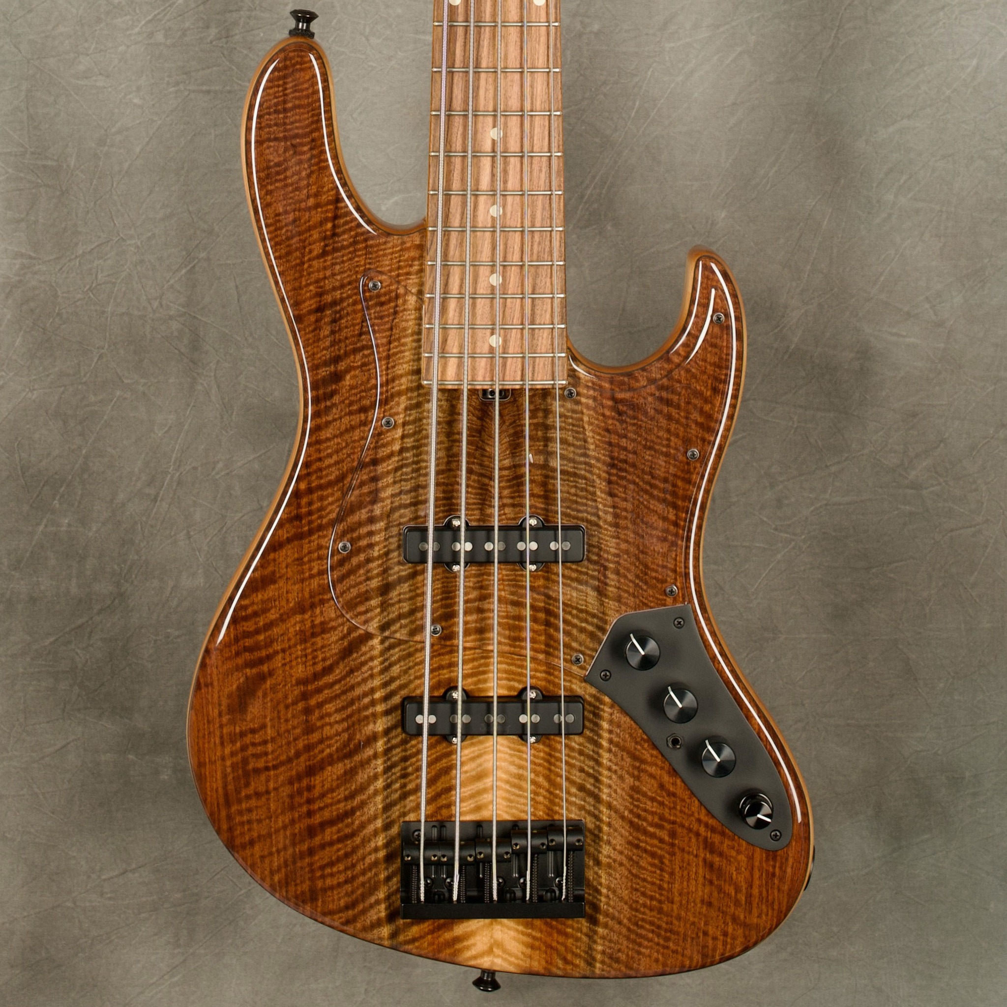 Sadowsky NYC custom 5-string walnut top bass available