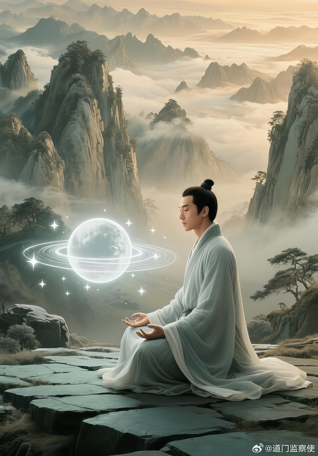 五嶽眞形圖集成 招福 闢靈 除災 富貴坊』【開光】鈦鋼五嶽真形圖護身雙
